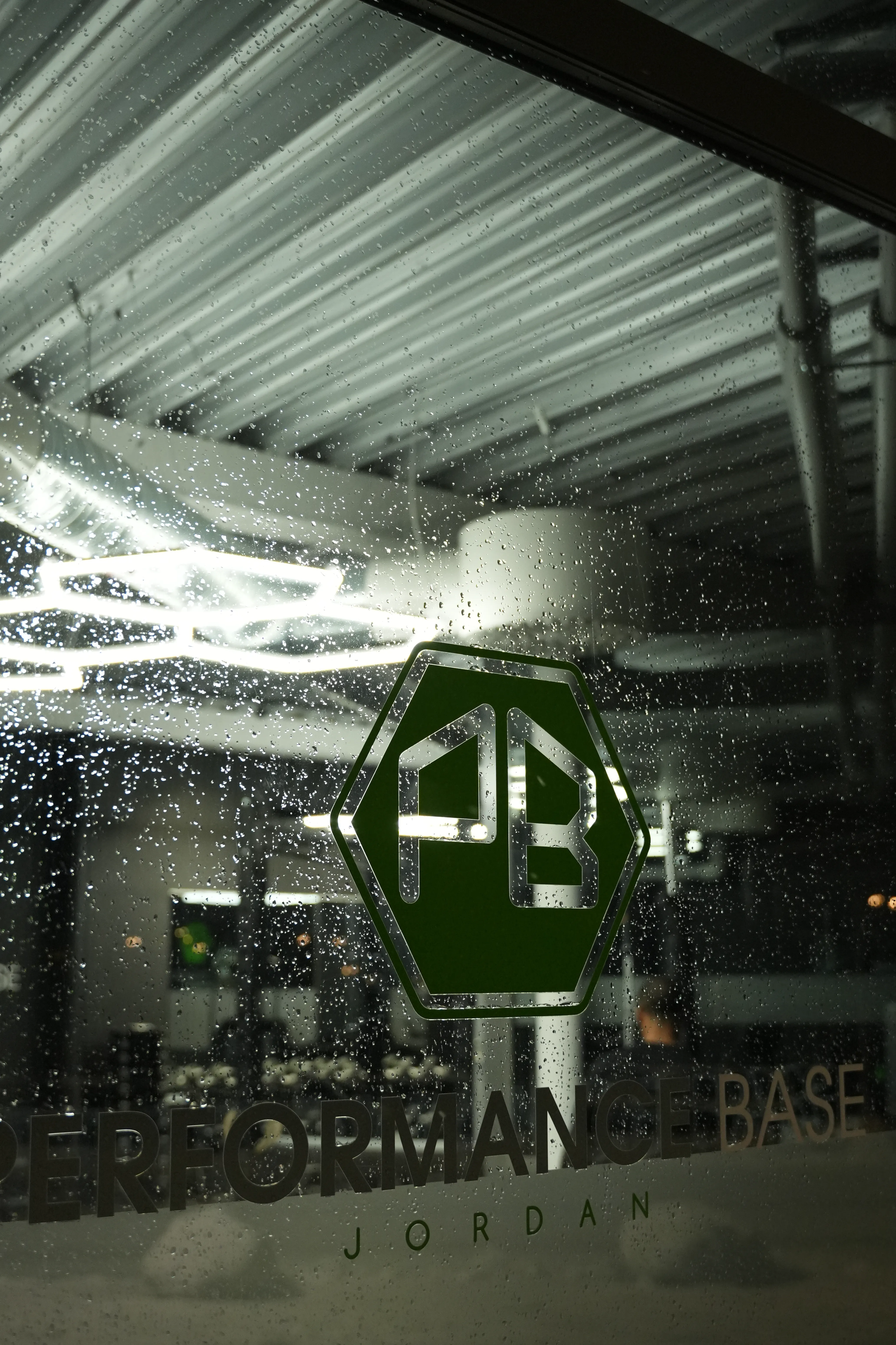 Performance Base Logo on Window